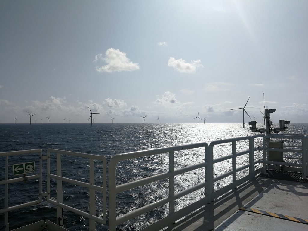 Wind farm in Denmark